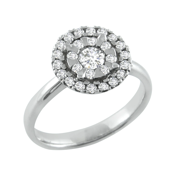 Diamond Italian Ring