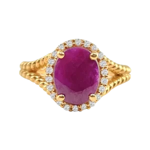 Diamond Ruby Ring