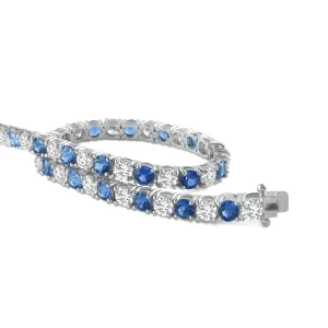 Diamond Sapphire Bracelet