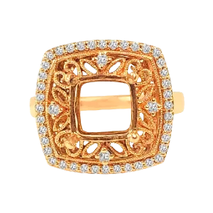 Diamond Semi Mount Ring Setting