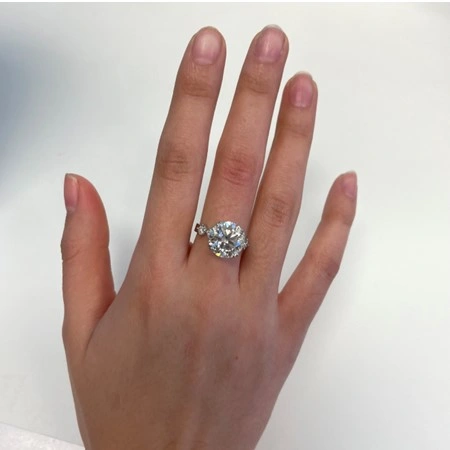 Diamond Solitaire Ring - Image 4