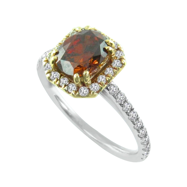 Fancy Brown Diamond Ring GIA Certified - Image 2