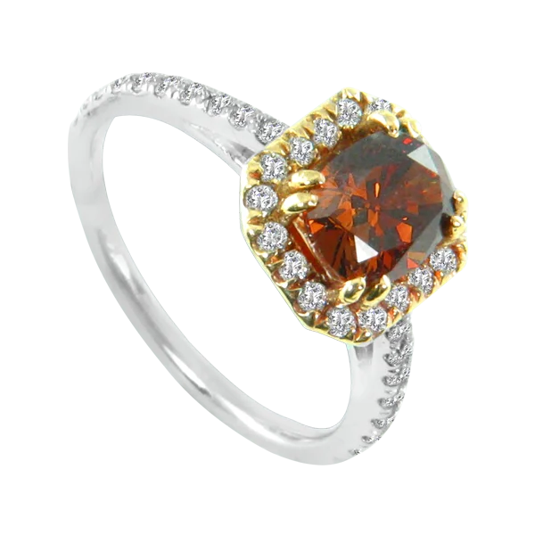 Fancy Brown Diamond Ring GIA Certified - Image 3