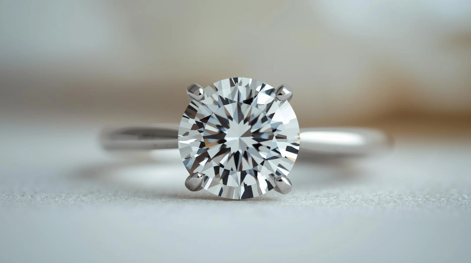 G Color Diamond White Enough for White Gold Rings