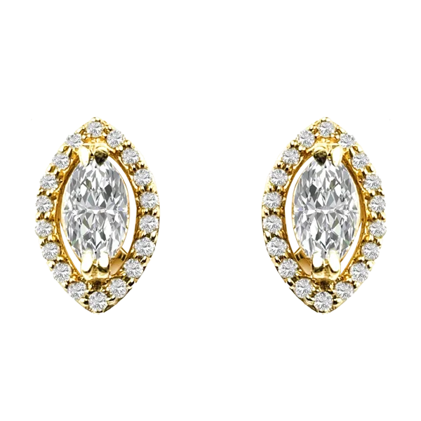 Diamond Marquise Earrings