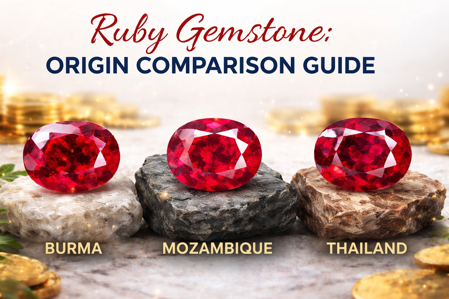 Ruby Gemstone: Origin Comparison Guide (Burma vs Mozambique vs Thailand)
